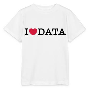 Daten I Love - Stanley/Stella Kinder T-Shirt MINI CREATOR  - Weiß - Vorne - Maike (125cm)