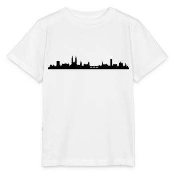 Skyline Basel - Stanley/Stella Kinder T-Shirt MINI CREATOR  - Weiß - Vorne - Maike (125cm)