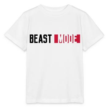 logo monster mode on switch beast button switch - Stanley/Stella MINI CREATOR Kids’ T-Shirt - white - Front - Maike (125cm)