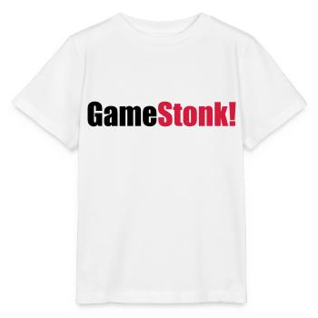 GameStonk - T-shirt bio MINI CREATOR Stanley/Stella Enfant - blanc - Devant - Maike (125cm)