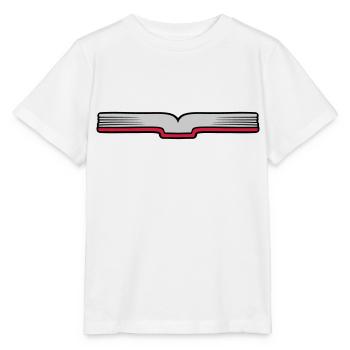 Open book Pages open - Stanley/Stella MINI CREATOR Kids’ T-Shirt - white - Front - Maike (125cm)