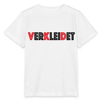 Verkleidet Fasching Karneval Rosenmontag - Stanley/Stella Kinder T-Shirt MINI CREATOR  - Weiß - Vorne - Maike (125cm)