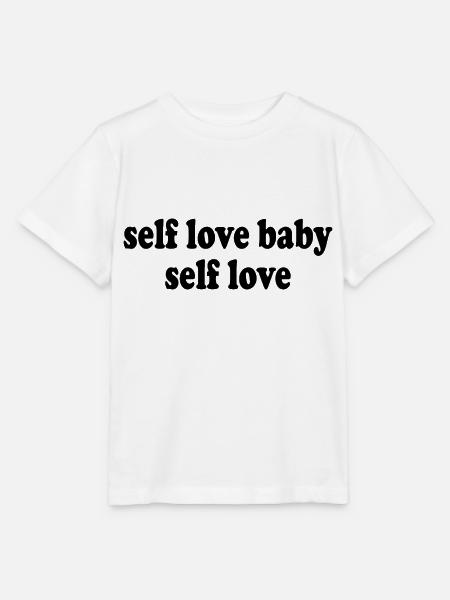Self love baby self love - Stanley/Stella Kinder T-Shirt MINI CREATOR - Weiß