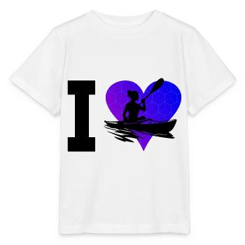 Canoë Kayak Hommes Femmes Kayak Kayak - T-shirt bio MINI CREATOR Stanley/Stella Enfant - blanc - Devant - Maike (125cm)