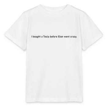 Ich habe mir ein Elektroauto gekauft, bevor er verrückt geworden ist - Stanley/Stella Kinder T-Shirt MINI CREATOR  - Weiß - Vorne - Maike (125cm)