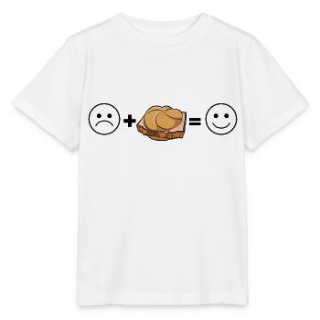 Fromage de foie Semmel Leberkas Fromage de foie Idée cadeau - T-shirt bio MINI CREATOR Stanley/Stella Enfant - blanc - Devant - Maike (125cm)