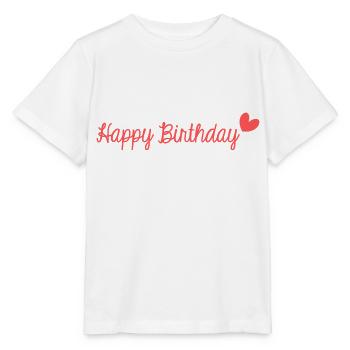 JAHRESTAG. ALLES GUTE ZUM GEBURTSTAG!. ALLES GUTE ZUM GEBURTSTAG!. - Stanley/Stella Kinder T-Shirt MINI CREATOR  - Weiß - Vorne - Maike (125cm)
