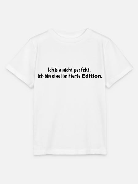 Ich bin nicht perfekt - Stanley/Stella Kinder T-Shirt MINI CREATOR - Weiß