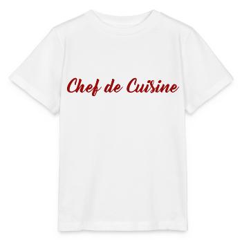 Chef de Cuisine - Stanley/Stella Kinder T-Shirt MINI CREATOR  - Weiß - Vorne - Maike (125cm)