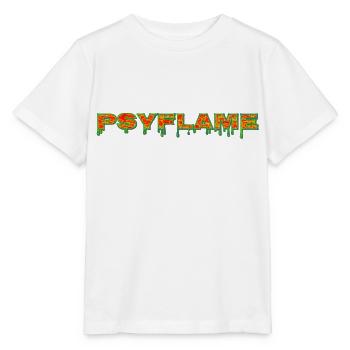 Psyflame Logo - Stanley/Stella Kinder T-Shirt MINI CREATOR  - Weiß - Vorne - Maike (125cm)