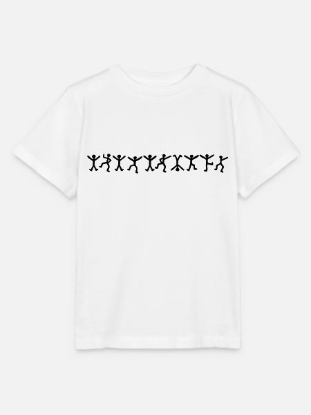 Tanzen-Mann - Grundstufe - Stanley/Stella Kinder T-Shirt MINI CREATOR - Weiß