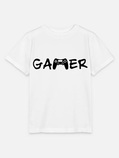 Gamer - T-shirt bio MINI CREATOR Stanley/Stella Enfant - blanc