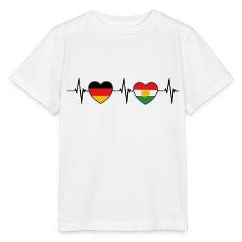 Kurdistan Kurdisch Kurde Rojava Geschenk - Stanley/Stella Kinder T-Shirt MINI CREATOR  - Weiß - Vorne - Maike (125cm)