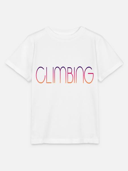 Climbing - Stanley/Stella Kinder T-Shirt MINI CREATOR - Weiß
