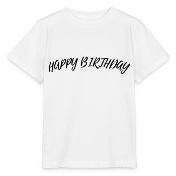 Bon anniversaire - T-shirt bio MINI CREATOR Stanley/Stella Enfant - blanc - Devant - Maike (125cm)