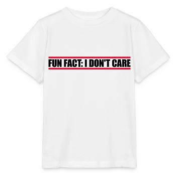 Je me fiche des faits - T-shirt bio MINI CREATOR Stanley/Stella Enfant - blanc - Devant - Maike (125cm)