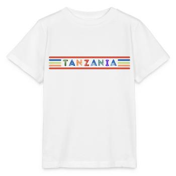 TANZANIA - Stanley/Stella MINI CREATOR Kids’ T-Shirt - white - Front - Maike (125cm)