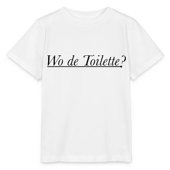 Eau de Toilette - Wo de Toilette? - Stanley/Stella Kinder T-Shirt MINI CREATOR  - Weiß - Vorne - Maike (125cm)