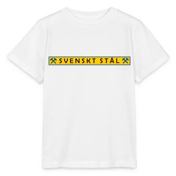 Acier suédois - T-shirt bio MINI CREATOR Stanley/Stella Enfant - blanc - Devant - Maike (125cm)
