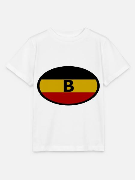 Der Aufkleber für Belgien - Stanley/Stella Kinder T-Shirt MINI CREATOR - Weiß