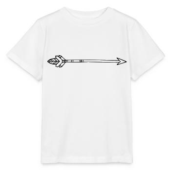 flèche - T-shirt bio MINI CREATOR Stanley/Stella Enfant - blanc - Devant - Maike (125cm)