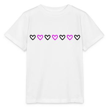 Heart Line - Stanley/Stella MINI CREATOR Kids’ T-Shirt - white - Front - Maike (125cm)