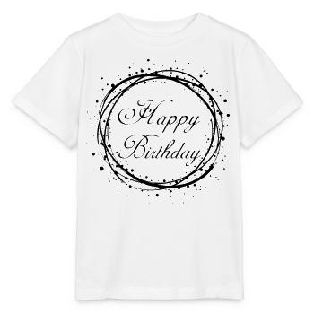 Bon anniversaire - T-shirt bio MINI CREATOR Stanley/Stella Enfant - blanc - Devant - Maike (125cm)
