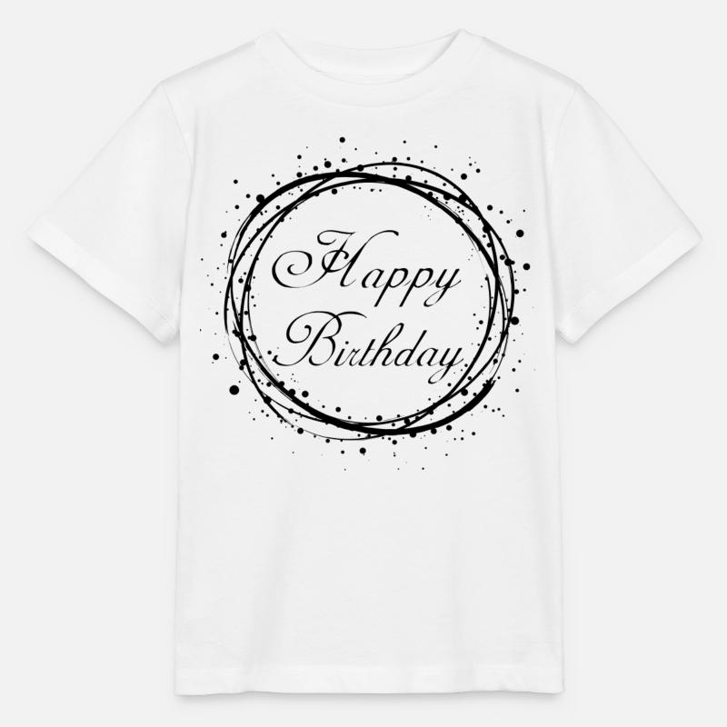 Bon anniversaire - T-shirt bio MINI CREATOR Stanley/Stella Enfant - blanc