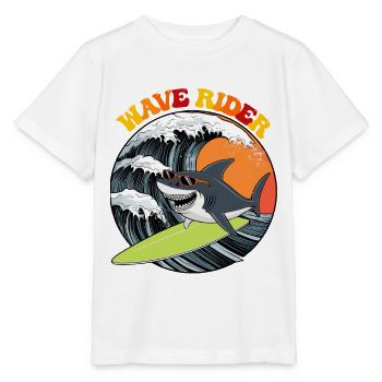 wave riderr - T-shirt bio MINI CREATOR Stanley/Stella Enfant - blanc - Devant - Maike (125cm)