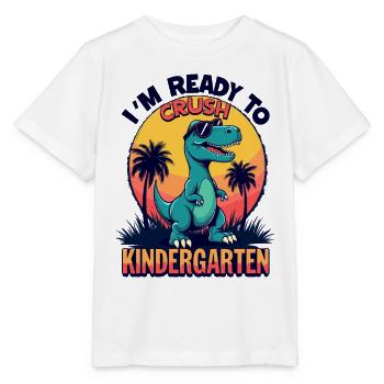 Kindergarten School Enrollment Start Kindergarten Child - Stanley/Stella MINI CREATOR Kids’ T-Shirt - white - Front - Maike (125cm)