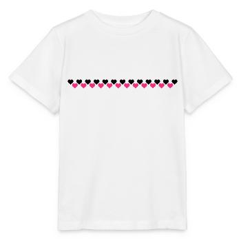 Coeur sur le cœur - T-shirt bio MINI CREATOR Stanley/Stella Enfant - blanc - Devant - Maike (125cm)