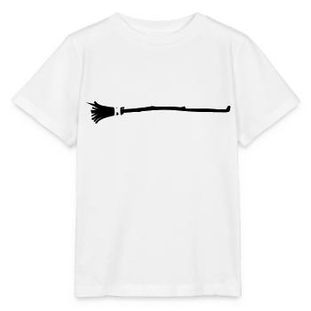 Besen ganz - Stanley/Stella Kinder T-Shirt MINI CREATOR  - Weiß - Vorne - Maike (125cm)
