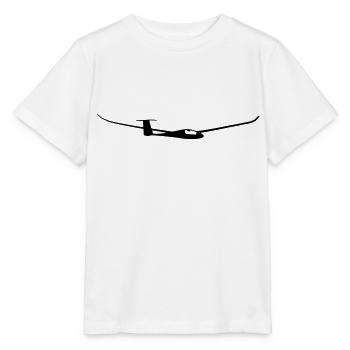 Segelflugzeug Discus - Stanley/Stella Kinder T-Shirt MINI CREATOR  - Weiß - Vorne - Maike (125cm)