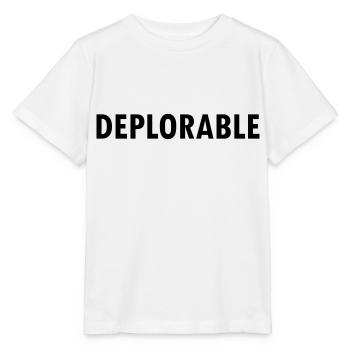 Deplorable - Stanley/Stella MINI CREATOR Kids’ T-Shirt - white - Front - Maike (125cm)