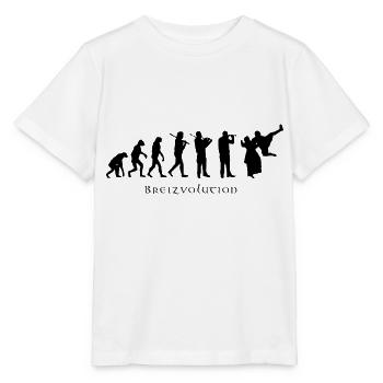 Breizvolution - T-shirt bio MINI CREATOR Stanley/Stella Enfant - blanc - Devant - Maike (125cm)