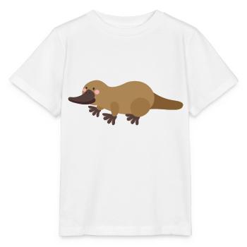 ornithorynque - T-shirt bio MINI CREATOR Stanley/Stella Enfant - blanc - Devant - Maike (125cm)