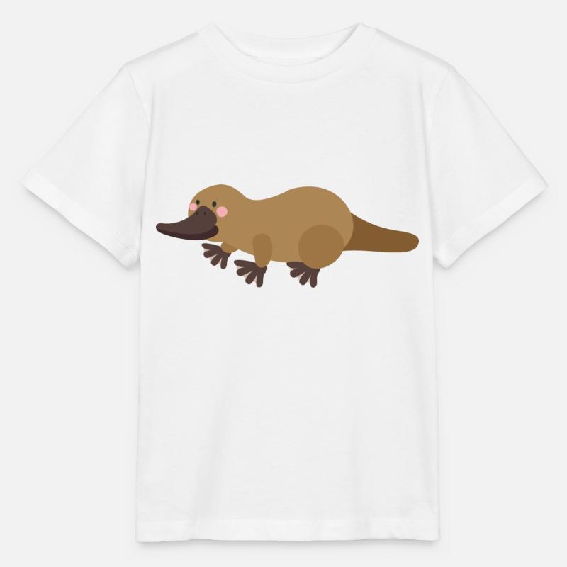 Schnabeltier - Stanley/Stella Kinder T-Shirt MINI CREATOR  - Weiß