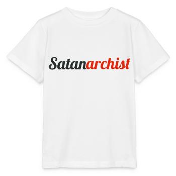 Satanarchist - Stanley/Stella Kinder T-Shirt MINI CREATOR  - Weiß - Vorne - Maike (125cm)