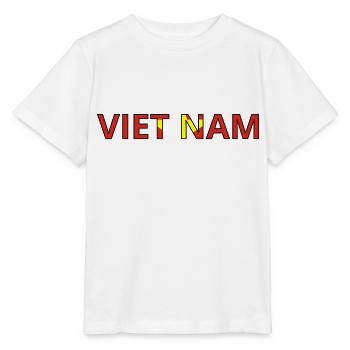 Flag of Vietnam - Stanley/Stella MINI CREATOR Kids’ T-Shirt - white - Front - Maike (125cm)