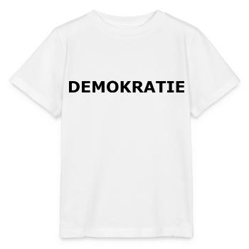 DÉMOCRATIE - T-shirt bio MINI CREATOR Stanley/Stella Enfant - blanc - Devant - Maike (125cm)