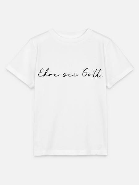 Ehre sei Gott - Stanley/Stella Kinder T-Shirt MINI CREATOR  - Weiß