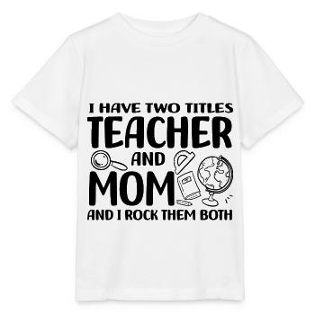 Enseignant - T-shirt bio MINI CREATOR Stanley/Stella Enfant - blanc - Devant - Maike (125cm)