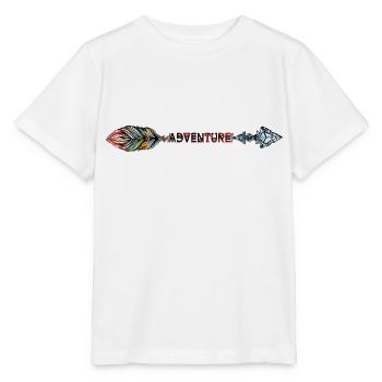 Tatouage tatouage tribal tatouages guerrier art - T-shirt bio MINI CREATOR Stanley/Stella Enfant - blanc - Devant - Maike (125cm)