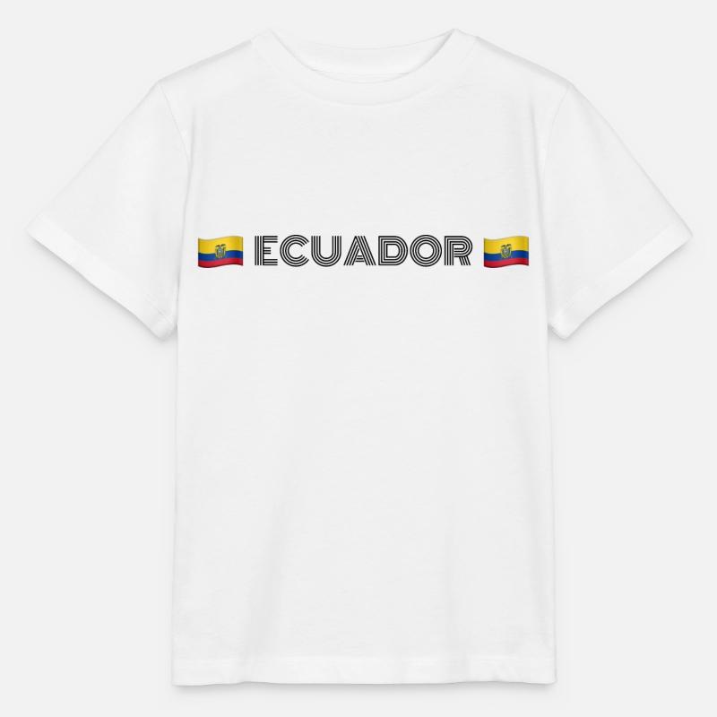 ECUADOR - Stanley/Stella Kinder T-Shirt MINI CREATOR  - Weiß
