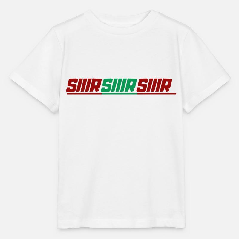 SIIIR SIIIR SIIIR - T-shirt bio MINI CREATOR Stanley/Stella Enfant - blanc