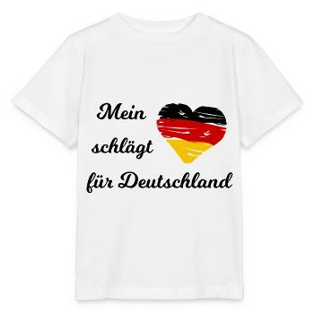 Die Deutschland Liebe - Stanley/Stella Kinder T-Shirt MINI CREATOR  - Weiß - Vorne - Maike (125cm)