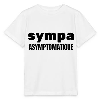 sympa asymptomatique - T-shirt bio MINI CREATOR Stanley/Stella Enfant - blanc - Devant - Maike (125cm)