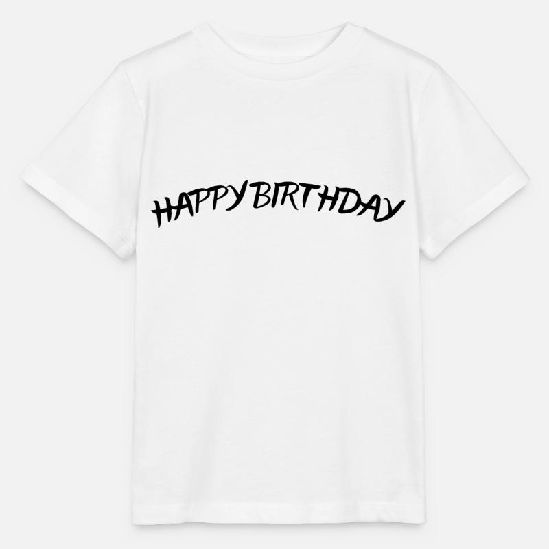 Bon anniversaire - T-shirt bio MINI CREATOR Stanley/Stella Enfant - blanc