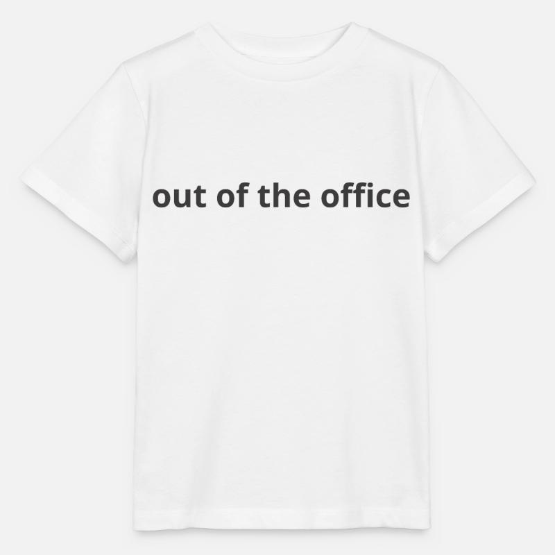 Absent du bureau 1 - T-shirt bio MINI CREATOR Stanley/Stella Enfant - blanc
