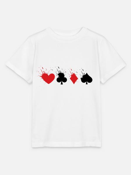 Poker - Stanley/Stella Kinder T-Shirt MINI CREATOR  - Weiß